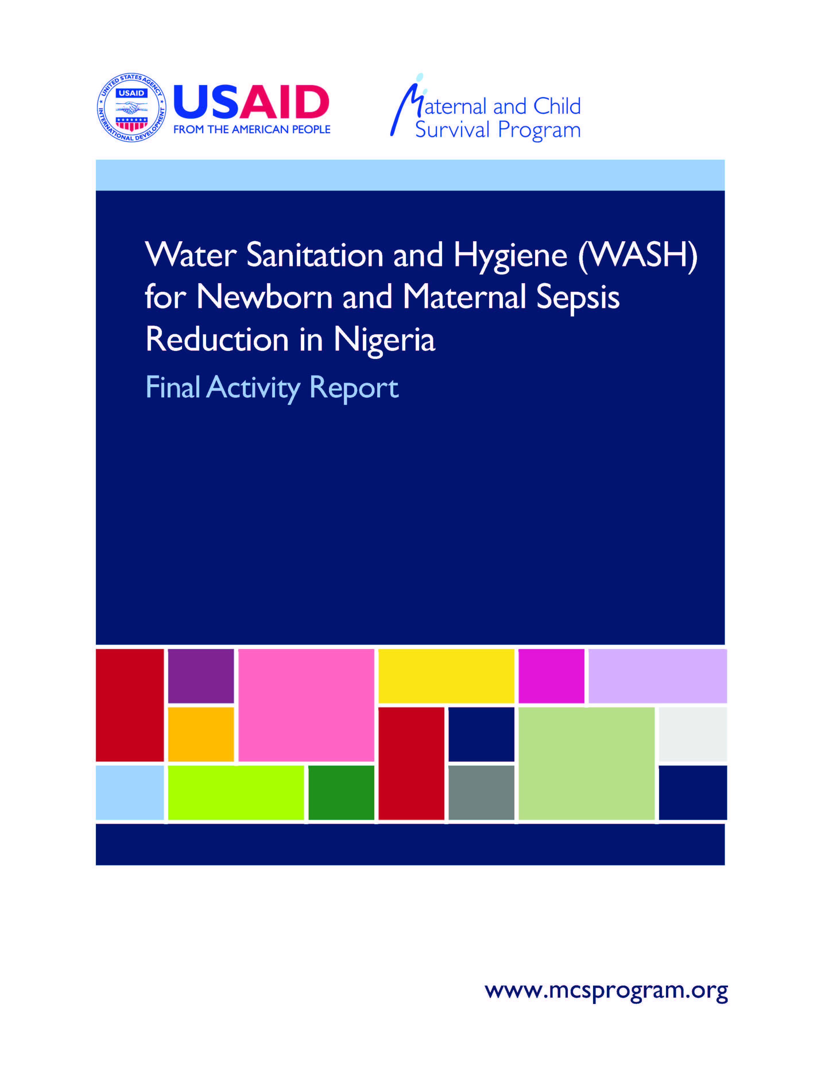 'WASH for Newborn and Maternal Sepsis Reduction in Nigeria' cover